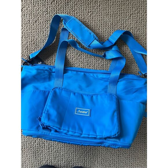 The Foldie 40L Travel Bag in Azure Blue - Picture 3 of 5